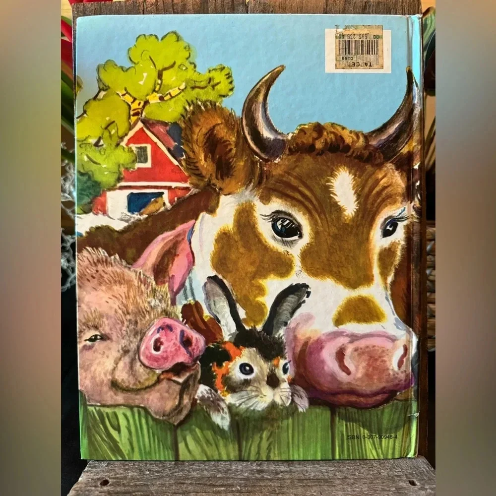 VINTAGE 1991 Farm Animals Children’s Illustrated Hardcover Book
